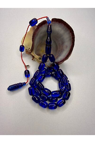 İskenderun Tesbihcilik Erhan Tıran Master Craftsmanship Parlement Blue Fire A...