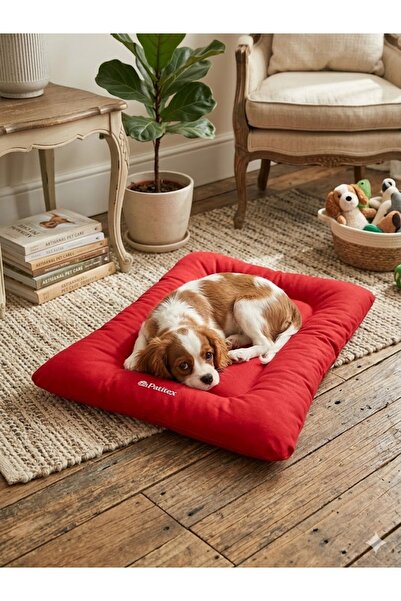 PATİTEX premium konfor kedi ve köpek minderi kabardin kumaş silikon elyaf dol...