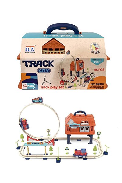MEGA 2'si 1 Arada Tren Seti 65 Parça