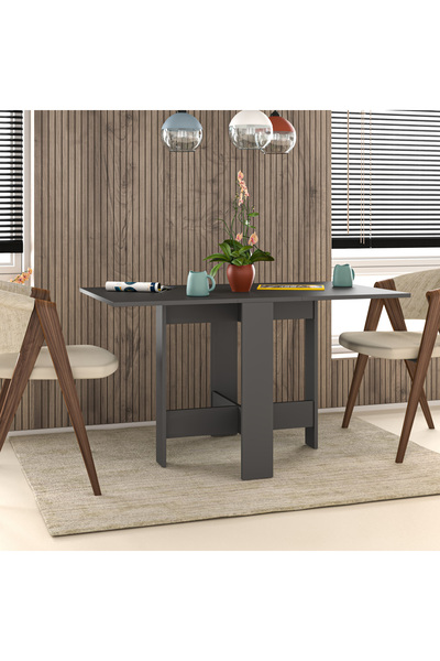 Mourah Home طاولة طعام أرتيميو أنثراسايت D76.0XH73.4XW130.0