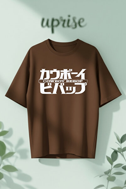 Vordevia Μπλουζάκι Cowboy Bebop Anime με στάμπα από βαμβάκι σε μεγάλο μέγεθος