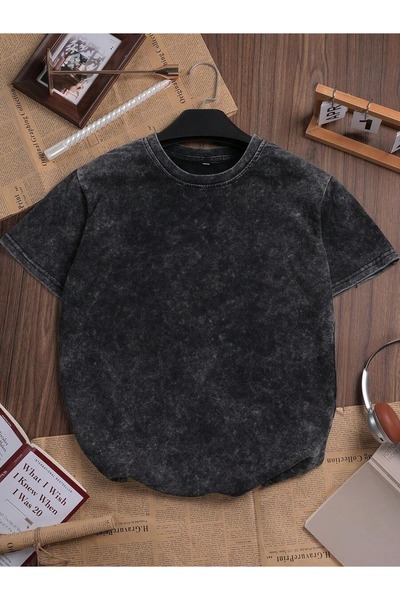 bellanova Unisex Μαύρο μπλουζάκι με στάμπα oversize Streetwear Άνετη εφαρμογή...