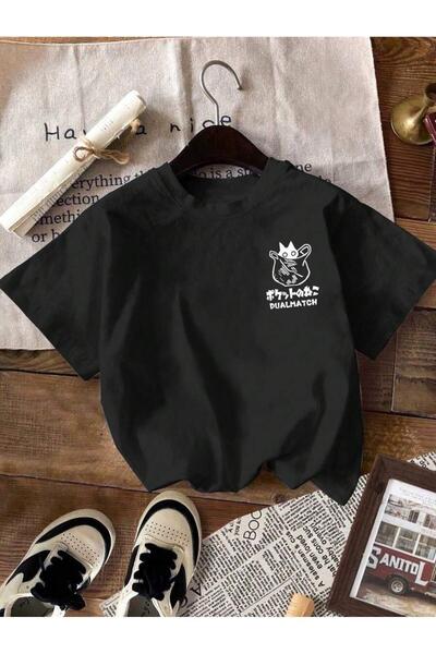 CLASSY.MODA Unisex Μαύρο μπλουζάκι με στάμπα oversize Streetwear Άνετη εφαρμο...