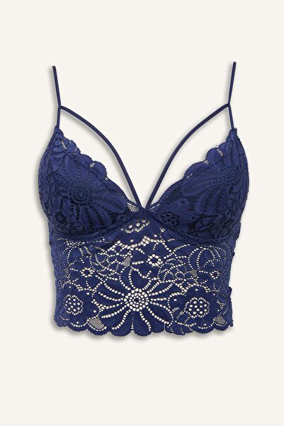 DeFacto Δαντελωτό Μπραλέτ με Ενίσχυση και Χωρίς Μπανέλες G7763AX26SP