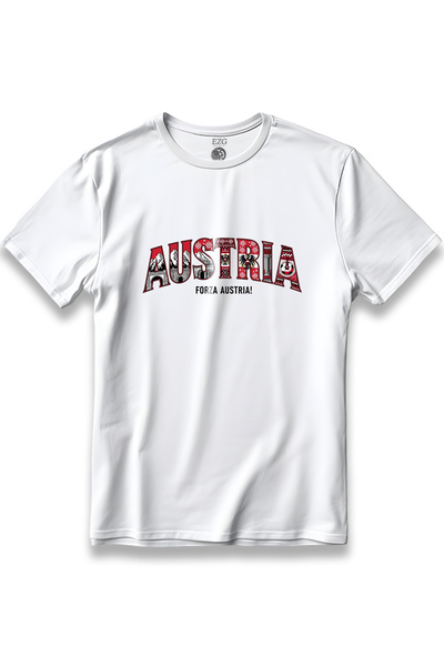 EZG Business AUSTRIA AVUSTURYA Παγκόσμιο Κύπελλο Ειδικής Σχεδίασης Μπλουζάκι ...