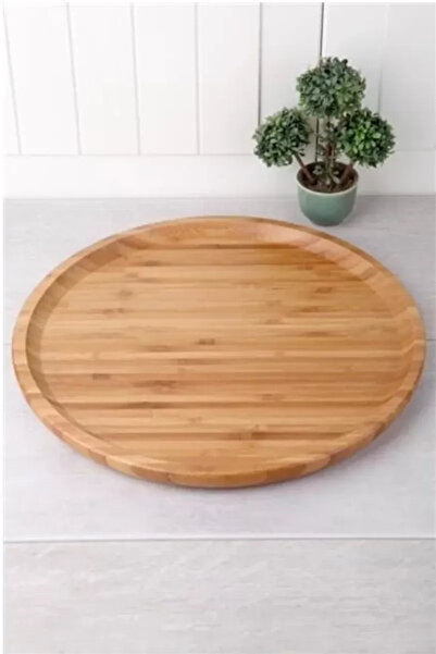 Generic Brand Bamboo Presentation Plate 30 cm Royaleks-Yuv3030
