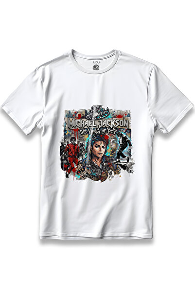 EZG Business Μπλουζάκι Michael Jackson Thekingofpop Unisex 100% Βαμβακερό με ...