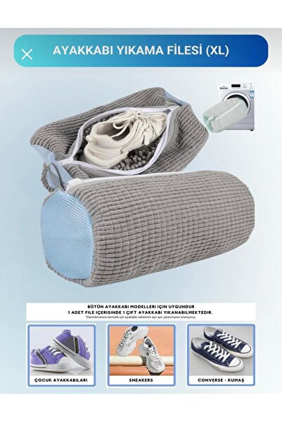 AYS DEKOR Shoe Washing Bag – Special Protective Fabric, Zippered, Reusable La...