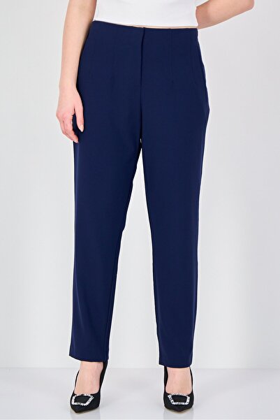 Don't Call Me Jennyfer Women Regular Fit Solid Skinny Leg Pants, Navy