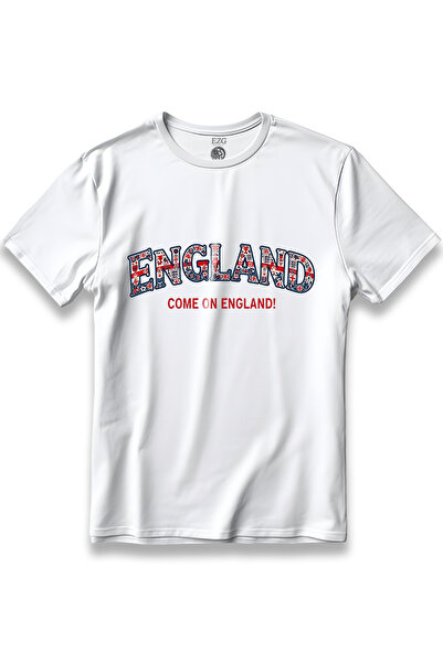 EZG Business ΑΓΓΛΙΑ Παγκόσμιο Κύπελλο Ειδικής Σχεδίασης Μπλουζάκι με Στάμπα U...