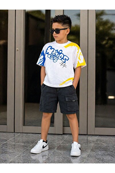 KOKOŞ BEBEK Σετ για αγόρια με τζιν σορτς - Ηλικία 4/12 ετών - 31724