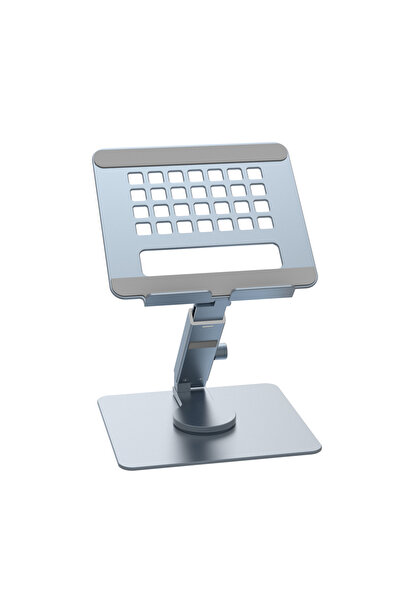 choice2 New Gray Tablet Stand 360°Rotating Folding Aluminum Adjustable Desk H...