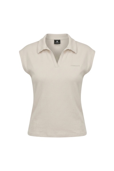 lumberjack WB 12RONY 6FX Μπεζ γυναικείο κοντομάνικο μπλουζάκι