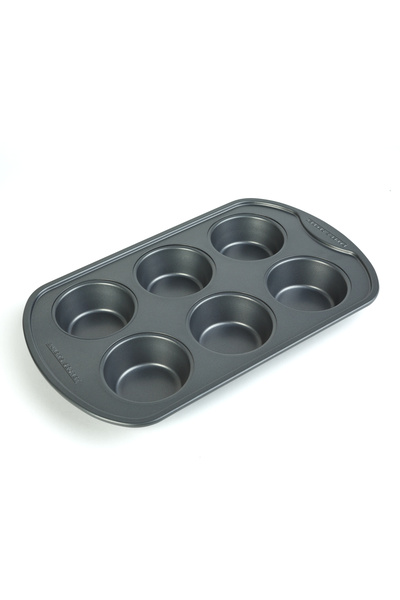 Baker's Secret Muffin tray 6 shapes 31.3 x 18.6 x 3.6 cm, non-stick muffin tr...
