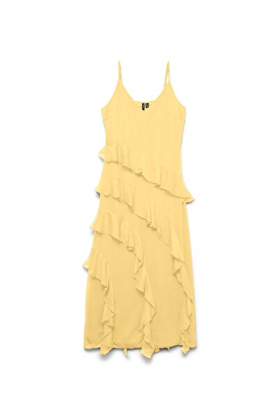Vero Moda Kleid VMSMILLA Langes Kleid