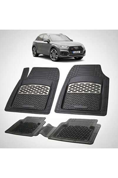 TEAMCAR Συμβατά πατάκια δαπέδου για Audi Q5 FY SUV 2017-2025 |   Ασήμι