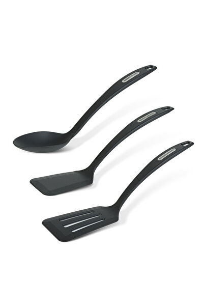 Baker's Secret Set ustensile bucatarie 3 piese 34 cm, lingura si spatule rezi...