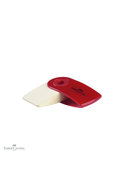 Faber Castell Radieră Mini Faber-Castell cu capac, formă ergonomică, pentru c...