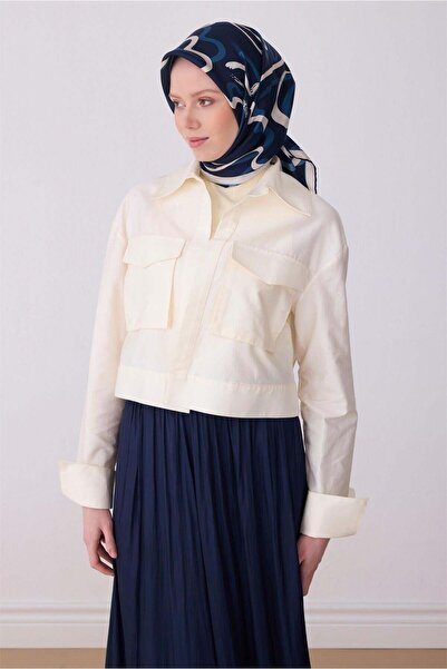 Belli Μεταξωτό μαντήλι τουίλ - 4309-34 Ναυτικό μπλε