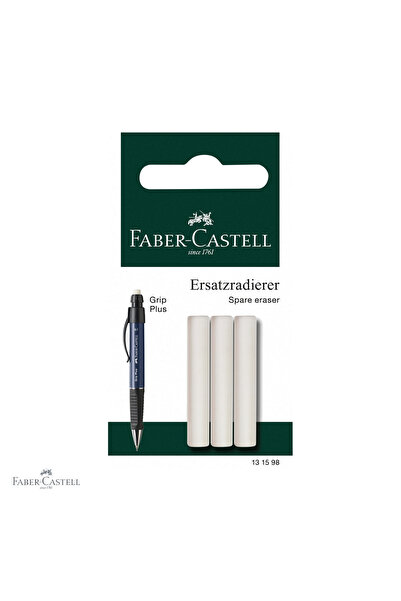 Faber Castell Set de 3 rezerve de radieră Faber-Castell Grip Plus, compatibil...