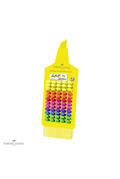 Faber Castell Set de 60 de markere de text superfluorescente Faber-Castell, c...