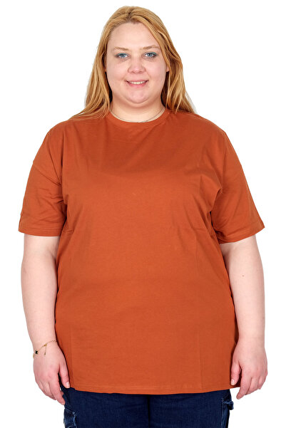 ModeXL Mode XL Real Big Size γυναικείο μπλουζάκι 100% βαμβακερό χτενισμένο βα...