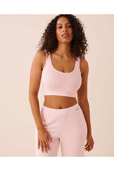 La Vie en Rose Soft Knit Crop Cami