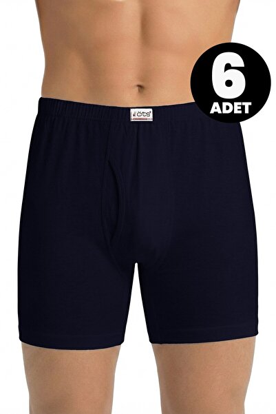 Öts Σετ 6 ανδρικών μποξεράκια από μονόφυλλο βαμβάκι (100% βαμβάκι)