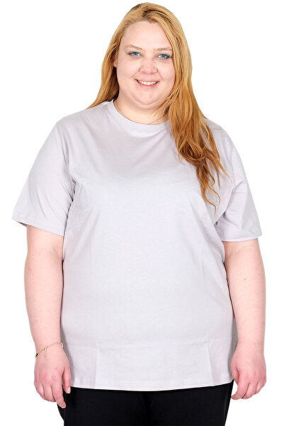 ModeXL Γυναικείο μπλουζάκι Mode XL Real Big Size, 100% βαμβακερό χτενισμένο β...