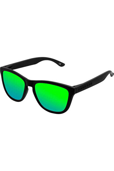 HAWKERS Ένα ουνισέξ γυαλιά ηλίου με μαύρο σκελετό από ασετάτ και πράσινο πολω...