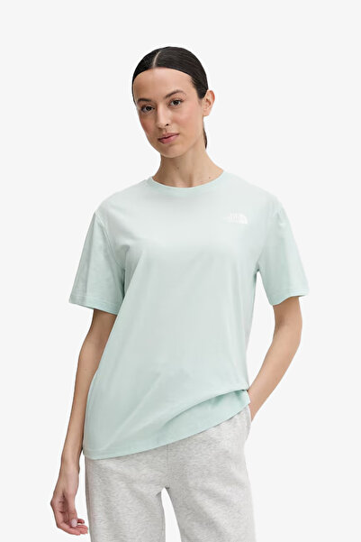 THE NORTH FACE W Evolutıon Box Nse Χαλαρό Γυναικείο Μπλε T-Shirt NF0A8B6WG701