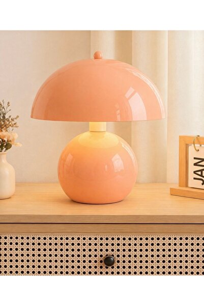 Buiva Mushroom Abajur Metal E-27 Duy Masa Lambası