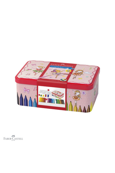 Faber Castell Set de 33 de markere Faber-Castell Connector Ballerina, cutie m...