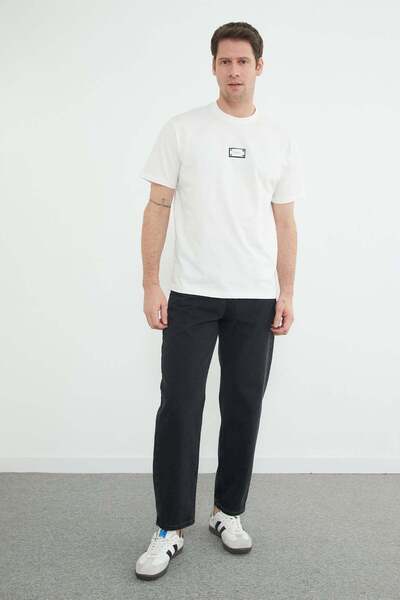 Fulla Moda Blugi largi cu fermoar