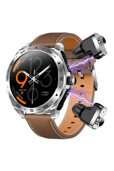 Microwear K 65 Έξυπνο ρολόι με μετρητή καρδιακών παλμών (Ασημί)