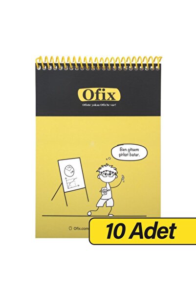 OFIX Prilagođeno štampani spiralni blok sa tačkama A5 80 g/m² 80 listova x 10...