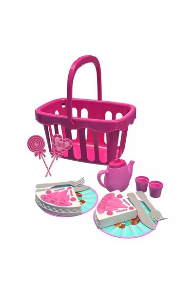 uçar toys Set de ceai pentru fetite cu 15 accesorii