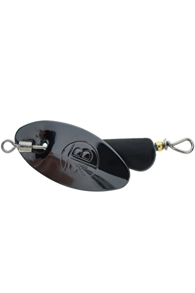 RTB Refuse to Blank Lingurita rotativa RTB InLine Spinner #3 3.5g #11 Black B...
