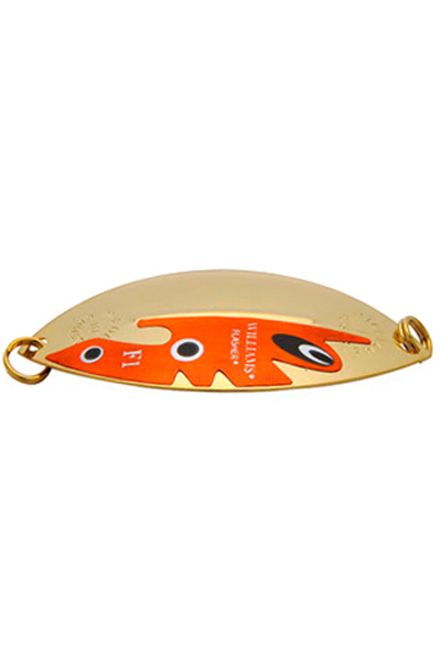 Williams Lingurita oscilanta Flasher 7cm 9.5g Gold and Orange 7cm 9.5g Gold a...