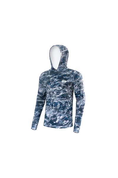 Flying Fisherman Bluza Performance Hoodie Mossy Oak Blackfin XXL