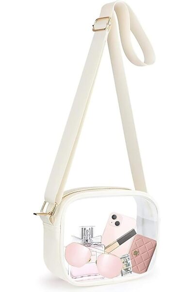 Arabest Clear Crossbody Bag,Adjustable Strap,Stadium Approved for Concerts,Ga...
