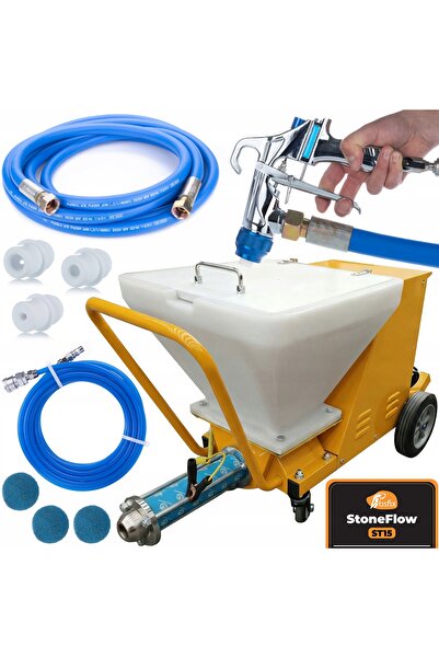 Rosfix StoneFlow ST15 Mașină de tencuit – Fără perii 3000W |   15L/min |   50L