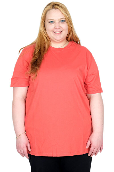 ModeXL Mode XL Real Big Size γυναικείο μπλουζάκι 100% βαμβακερό χτενισμένο βα...