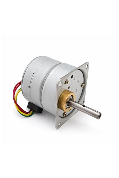 GÜMRÜK BEY 42BY48HJ10N Redüktörlü Step Motor - 1:10 Dişli Oranı - 42mm 41 Ohm