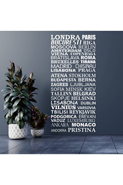 OEM Sticker de perete cu Capitale