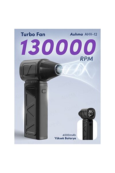 Tastech AHV-12 Turbo Jet Fan 130.000RPM Fırçasız Motorlu Elektrikli Hava Komp...