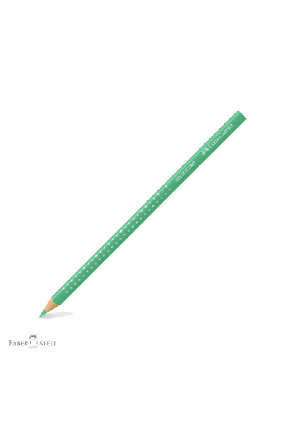 Faber Castell Creion colorat Faber-Castell Grip, verde ftalogen deschis, form...