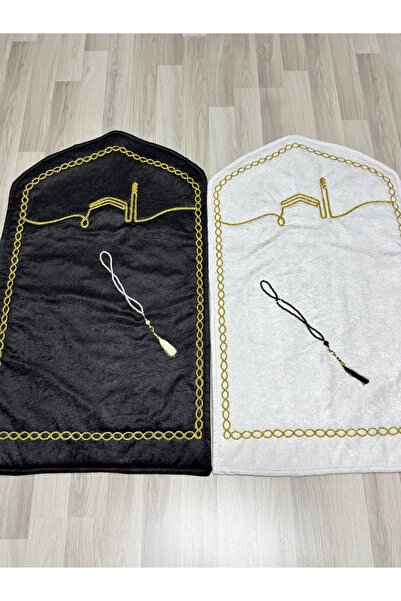 AYHANHOME Σετ χαλιών προσευχής για ζευγάρια με μίνιμαλ σχέδιο Κάαμπα, με χάντ...