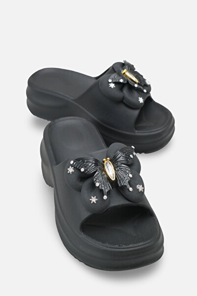 Solo Bag Γυναικεία μαύρα αξεσουάρ με λεπτομέρεια, μονόχρωμη χοντρή ταινία, κα...