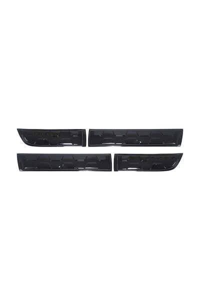 BRSPLAST Dacia Duster Uyumlu 2010-2017 Abs Piano Black Damalı Kapı Dodik Set ...
